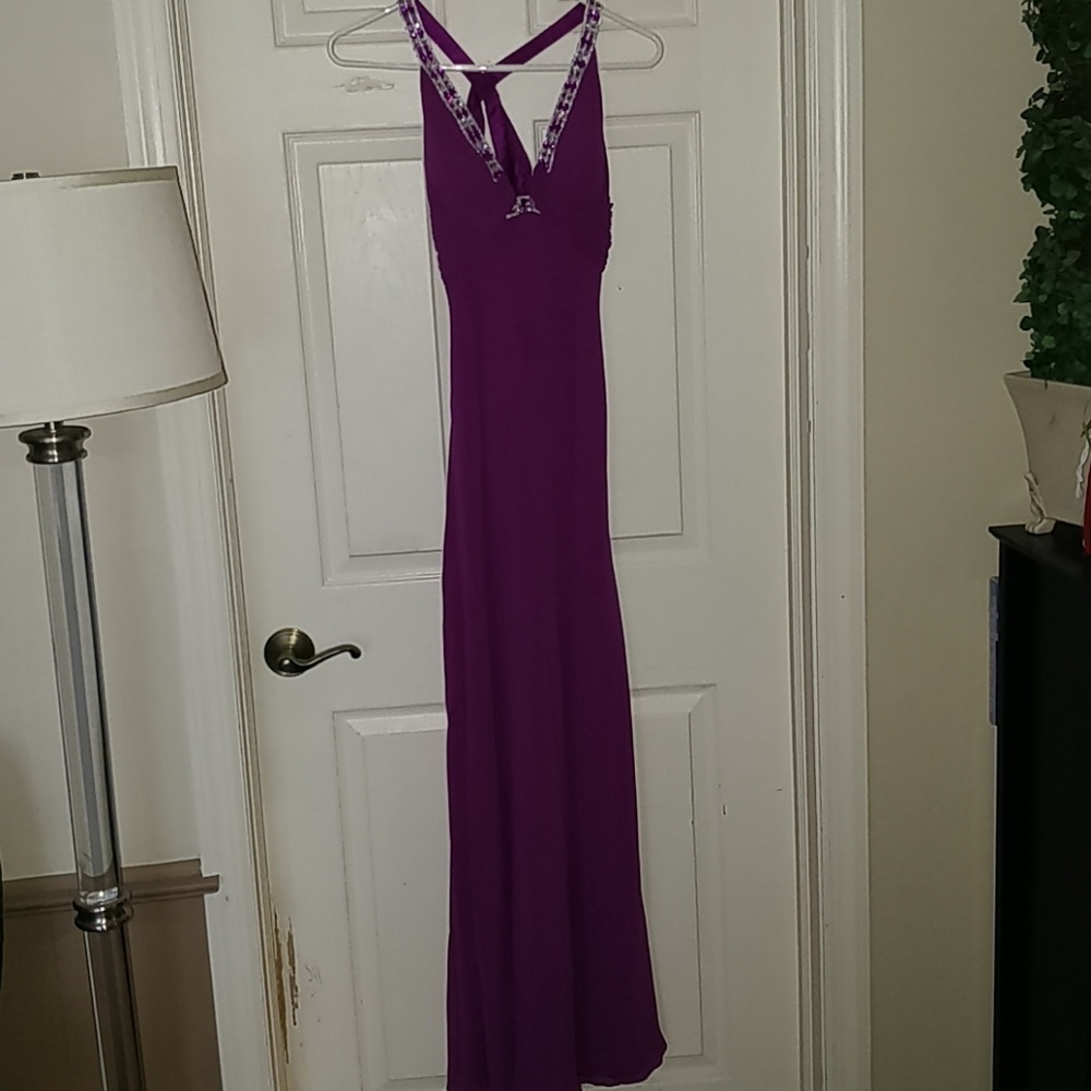 Purple Long Evening Dress - Prom Dress